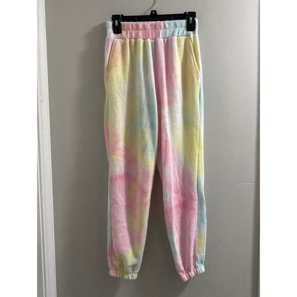 ‼️Yana K‎ Rainbow Brooks Jogger sweat pant size Small - Picture 1 of 6